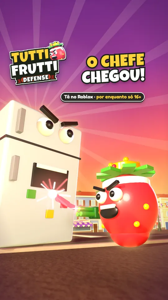 A thumb do chefe renderizada de novo em pé para o celular, 9:16